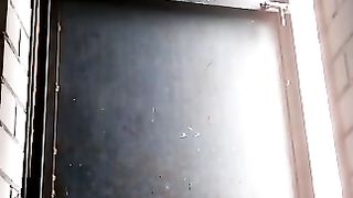 Farting and shitting in the toilet