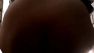 Farting and shitting in the toilet