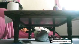 Amateur wife and her hot pooping show