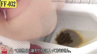 Naughty and sexy Japanese gals pooping