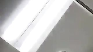 Slutty mature hot lady poops chunky load