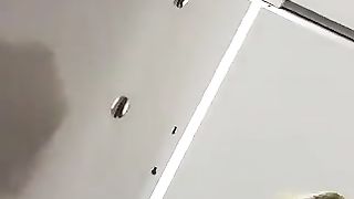 Amateur thick ass lady poops