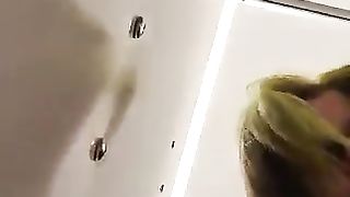 Slutty milf spread legs and poops