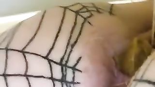 Slutty milf spread legs and poops