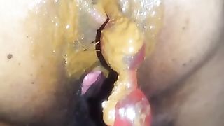 Dirty big ass poops messy soft load