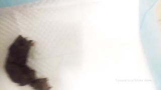 Lovely hot ass girl pooping in the toilet