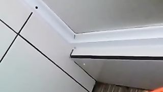 Spanish slut poop closeup