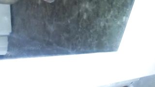 Hairy bitch and her hot pooping asshole