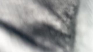 Closeup of hairy pussy slut poops