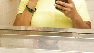 Sweet amateur ebony lady eating shit