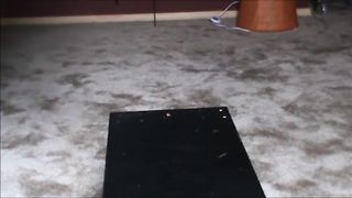 Fat hairy woman piss and poop