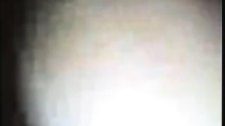 Closeup of amateur girl pooping