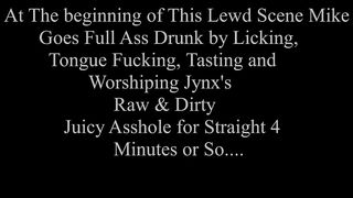 Horny brunette girlfriend ass fucked before poop