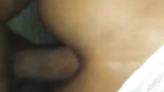 Amateur Latina girlfriend pooping asshole fucked