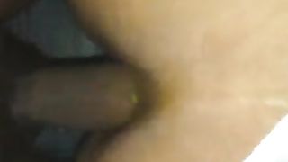 Amateur Latina girlfriend pooping asshole fucked