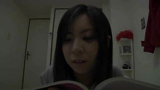 Dirty young Japanese girl banging her messy asshole