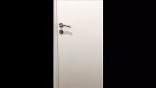 Blonde girl in glasses and sexy ass love pooping