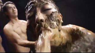 Shit covered Japanese girl