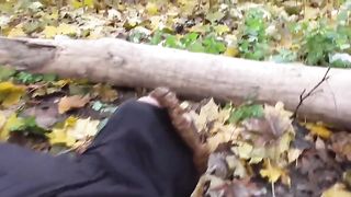 Femdom Scat Piss & Poop In Forest