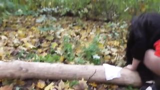 Femdom Scat Piss & Poop In Forest