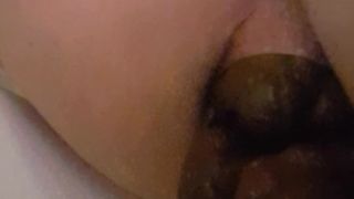 Huge plop coming out from sexy ass