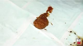 Cute and young Japanese schoolgirls pooping