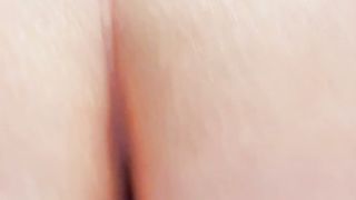 Closeup of sexy amateur lady poops