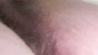 Closeup of dirty big booty lady poops