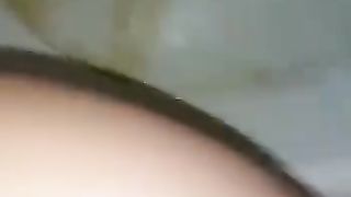 Big hairy ass pooping closeup