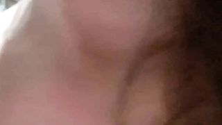 Sexy brunette amateur girl pooping at home