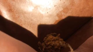 Messy heavy load on the sofa