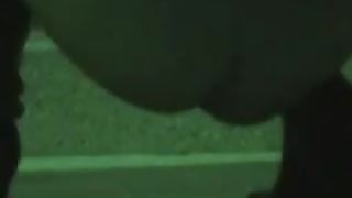 Outdoors shitting on the stairs