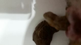 Juicy thick load closeup