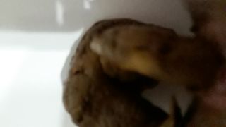 Juicy thick load closeup