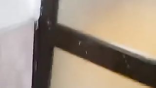 Skinny small tits babe shitting