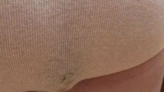 Stinky girl panty poop