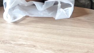 Pooping on the tissue paper