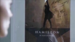 Beautiful blonde girl teasing and pooping in the bathroom