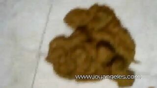 Cheeky babe makes mess in her panty