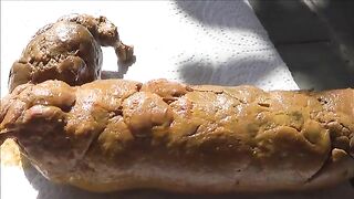 High quality outdoor pooping video