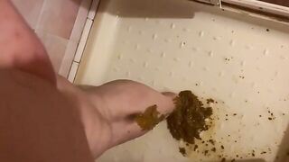 Leaking shit in the shower