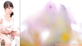Uncensored Japanese gal caught pooping