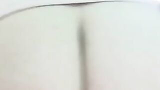 Beautiful amateur BBW lady pooping