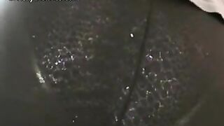 Blonde hot chick farting