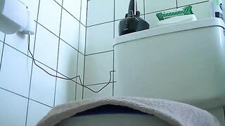 Constipated poop really stretches asshole