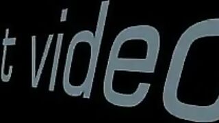 Sexy babe in mask showing her pussy while pooping