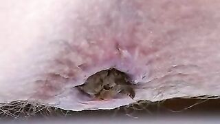 Sexy hot looking blonde babe poops