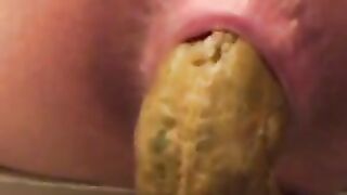 Yellow hard big turd