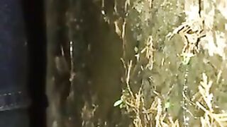 Emema and heavy shit outdoor