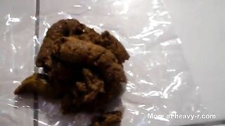 Hot poo on the floor